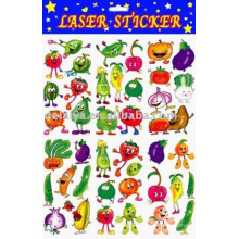 Cartoon vegetable sticker